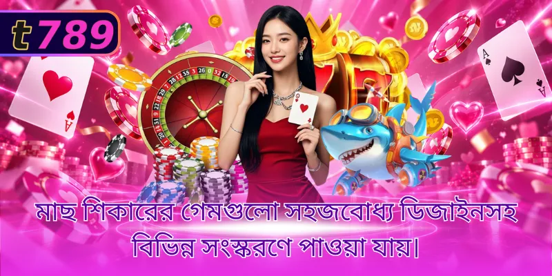 মাছ শিকারের গেমগুলো সহজবোধ্য ডিজাইনসহ বিভিন্ন সংস্করণে পাওয়া যায়।